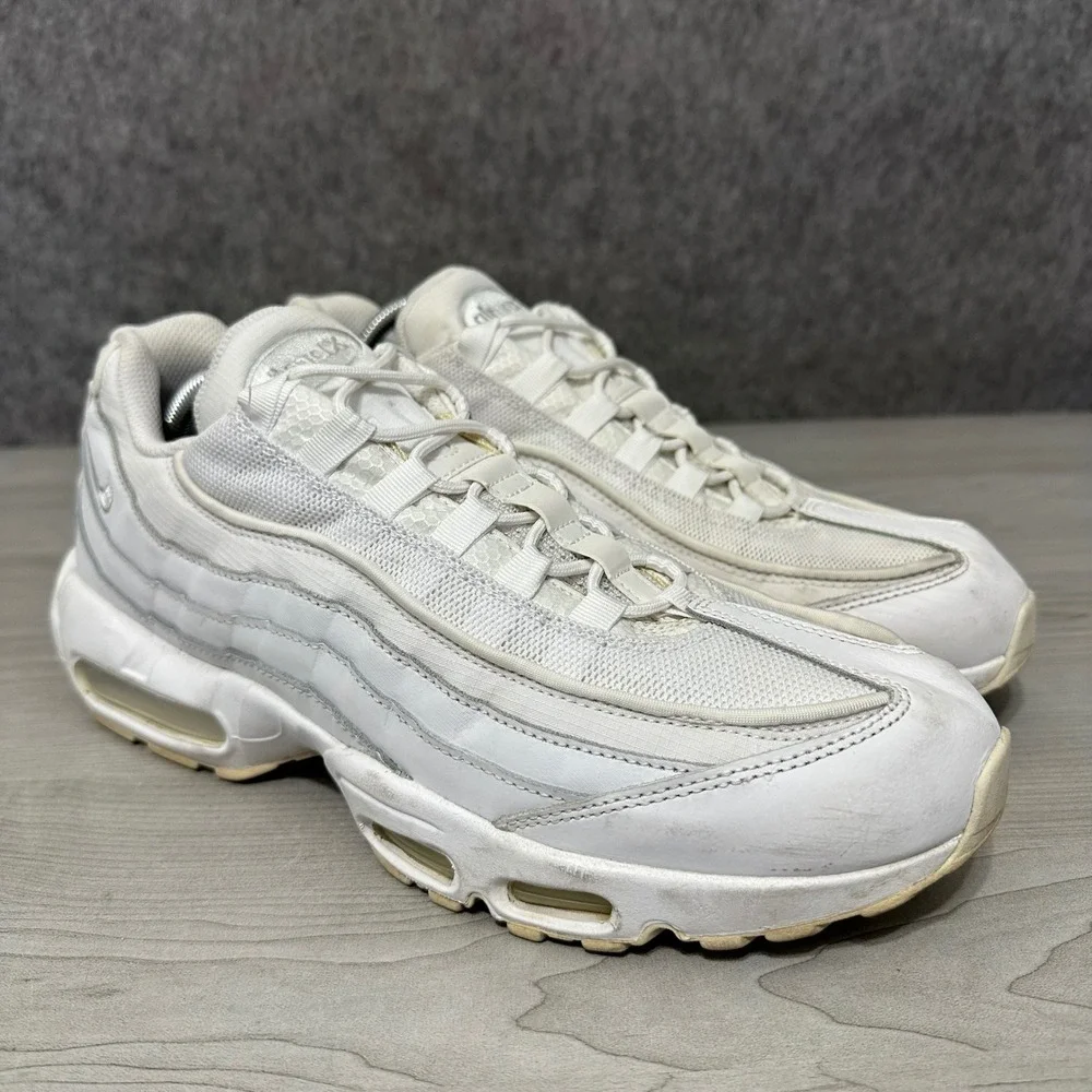 Nike‎ Air Max 95 Mens Size 11 White CT1268-100 Running Athletic Shoes